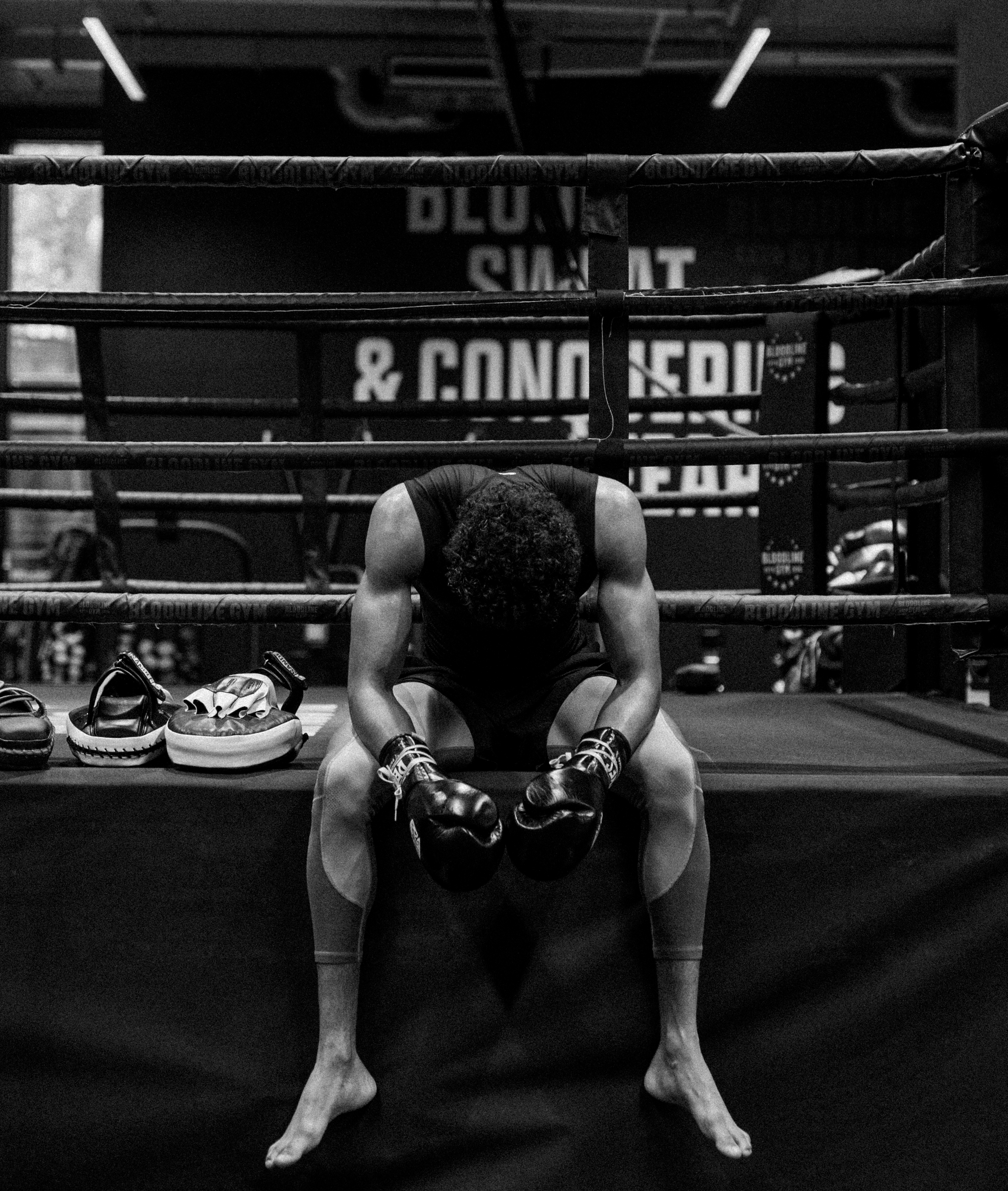 Pre-fight shoot, London